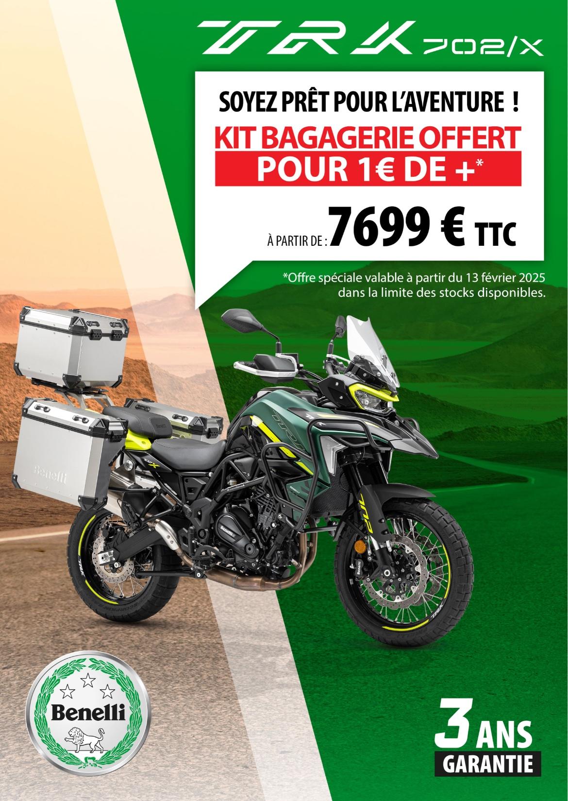 KIT BAGAGERIE OFFERT POUR 1&euro;